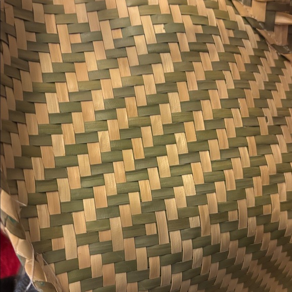 Straw Woven Satchel - Picture 4 of 4